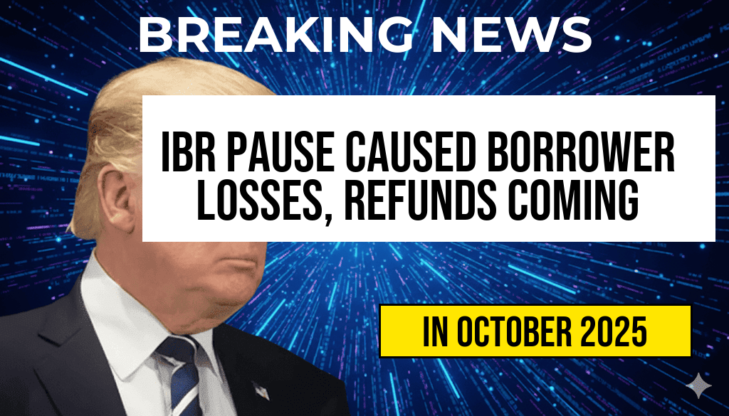 IBR Pause Led to Hundreds in Losses for Some Borrowers; Refunds Promised with Date TBA