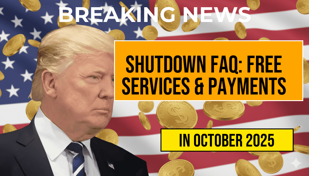 Shutdown FAQ: What’s Free and What Continues Paying for SBA Loans, Passports, and Parks